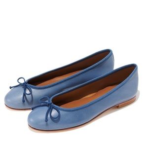 Margaux The Demi Ballet Flat Cerulean Nappa